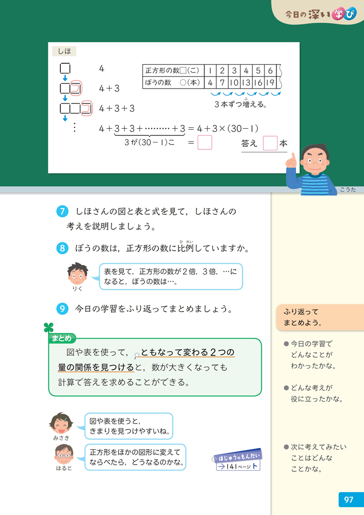 5年⑯】2つの数量の関係を式に表して問題解決 | math connect | 東京