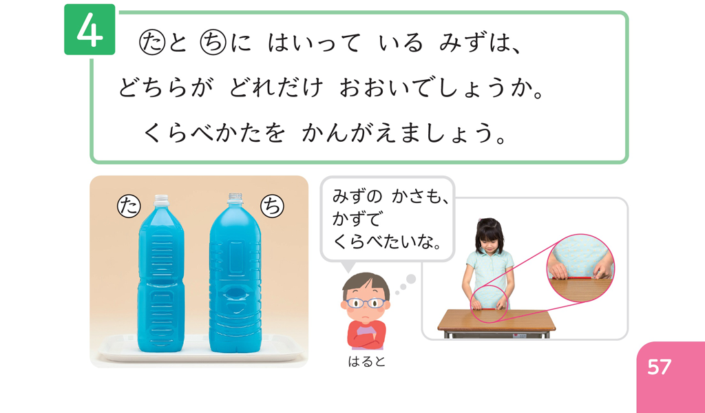 【1年⑩】任意単位を用いて比較する方法を考えよう！01