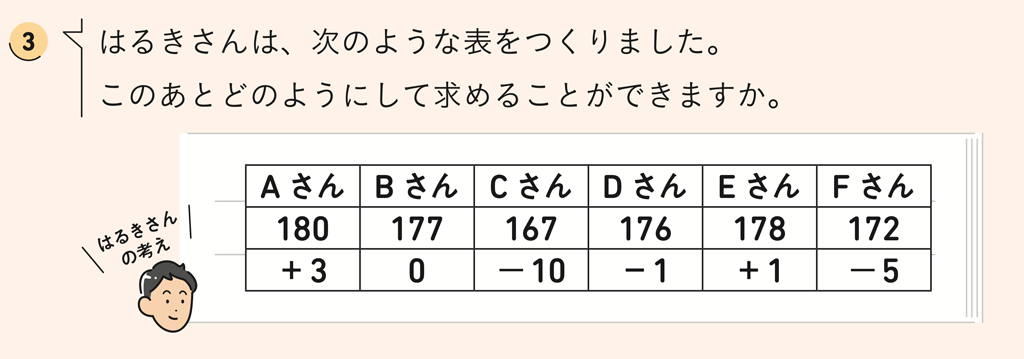 【1年1章】身長の平均をくふうして求めてみよう03