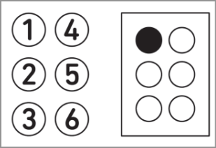 【2年(自由研究)】点字を読んでみよう05