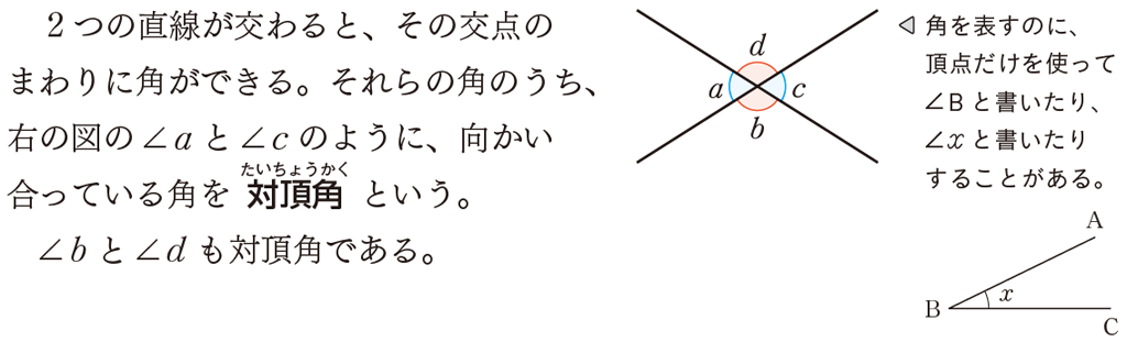 【2年4章】対頂角、同位角、錯角の指導について03
