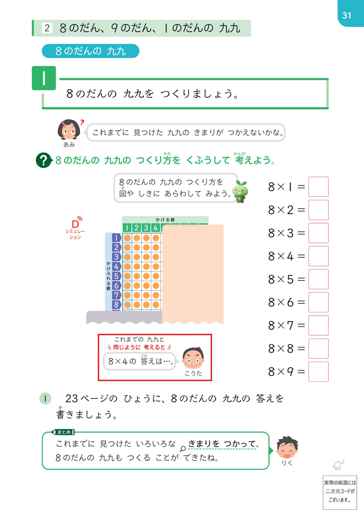 【2年⑫】自分たちの力で九九をつくろう～資質・能力の育成を目指して～08