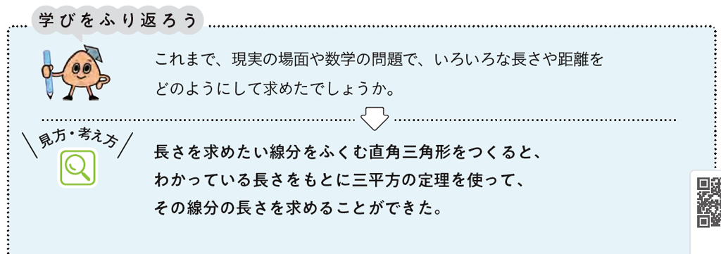 【3年7章】学びをふり返ろう「三平方の定理の利用」01