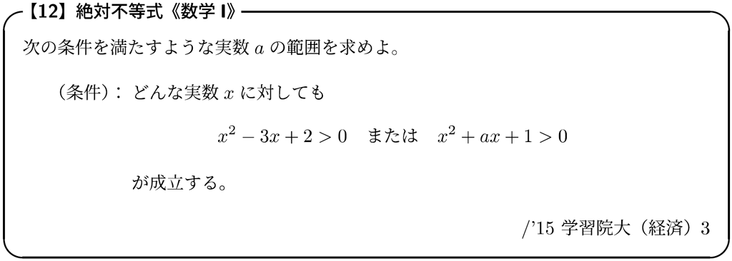 【#3】大山壇のmath雑談～入試問題演習～「関数の最大・最小（1）」《数学Ⅰ》13