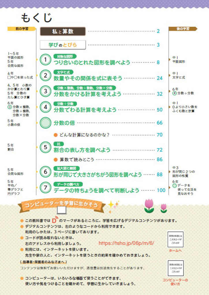 【6年】単元配列の意図01