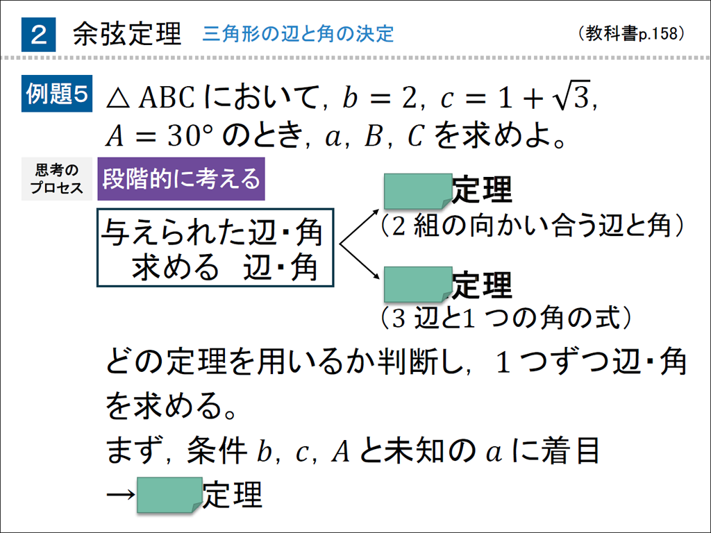 【改訂版教科書】「思考のプロセス」を教科書でも！01