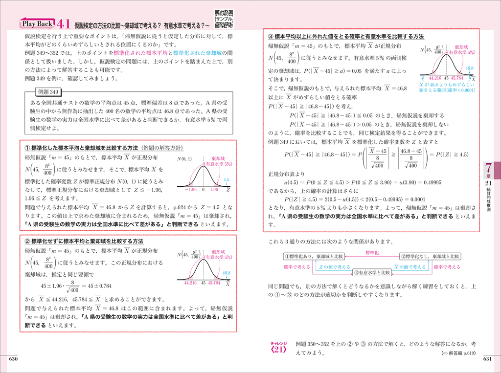 【改訂】仮説検定は“4×3+α”で2次試験も共通テストも心配無用(NEW ACTION LEGEND)03